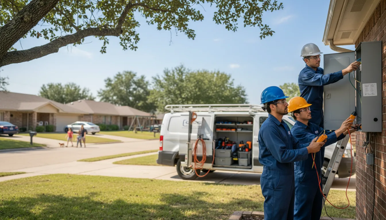 Certified electrician providing emergency electrical services in Meriden, KS